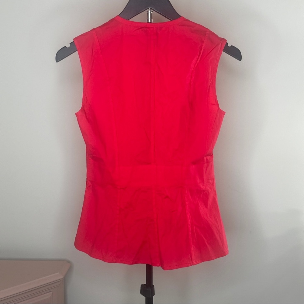 Sleeveless V-Neck PINK Women's Top - Picture 4 of 6